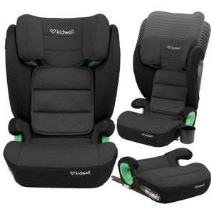 Scaun auto Kidwell, Weston, Cu Isofix, 15-36 Kg, Grey Black