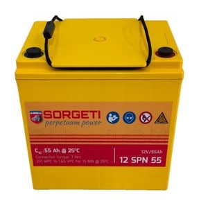 Baterie stationara SORGETI SPN, 12V, 55Ah