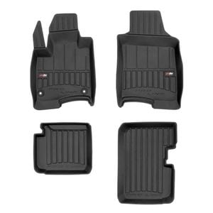 Set covorase auto Frogum 3D, pentru Fiat Panda 2012-prezent, 4 bucati, Negru