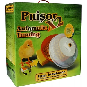 Incubator automat PUISOR X2 IO-104, 51 oua, cu sistem automat de intoarcere a oualelor