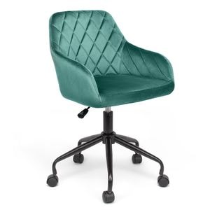 Scaun de birou Dr.Home Tommy, Catifea  Verde