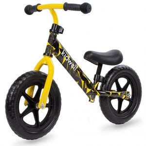 Bicicleta fara pedale Kidwell Rebel, Pentru greutate maxima de 30 kg, Yellow