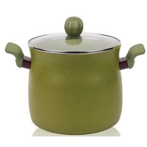Oala din aluminiu cu capac Grunberg, 20 x 18.3 cm, Baza pe inductie, Placaj anti-aderent, capacitate 5.2 L, GR5736