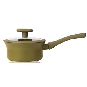 Cratita din aluminiu cu capac Grunberg, 16x7.5 cm, Baza pe inductie, Placaj anti-aderent, 1L, GR5729