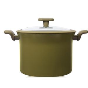 Cratita din aluminiu cu capac Grunberg, 26 x 11.5 cm, Baza pe inductie, Placaj anti-aderent, 5.3 L, GR5731