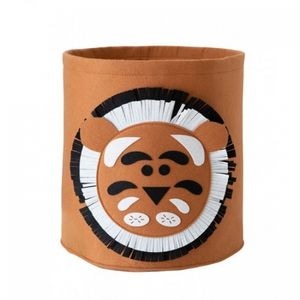 Cos pentru depozitarea jucariilor Ecotoys OR83WZ2, 35 x 35 cm, Leu