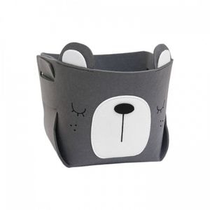 Cos pentru depozitarea jucariilor Ecotoys OR92SZ, 17 x 17 x 19 cm, Gri