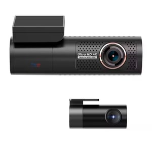 Camera auto TAGGO 4k + camera spate 1080P DVR WiFi, GPS, Vizionare nocturna, Senzor GC4653