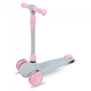 Trotineta Kidwell Jax, Cu roti cu iluminare LED, Gray Pink