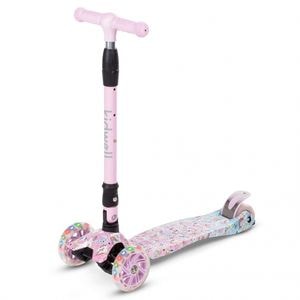 Trotineta Kidwell Vento, Unique, Cu lumini cu LED incorporate in roti, Roz