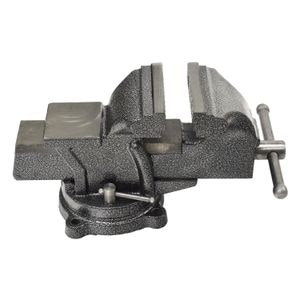 Menghina de banc cu baza rotativa Geko, 4, 100 mm, Negru, Fonta