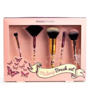 Set 5 pensule cosmetice Top Choice Pin Up Pink Magic Studio 8101Z