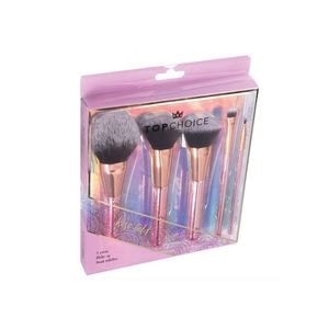 Set 5 pensule machiaj Top Choice, Rose Gold