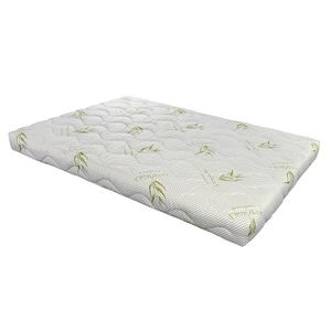 Set saltea pat Bedora Combo Eucalipt, pilota si perne, spuma poliuretan, suport ortopedic, 2 persoane, fermitate medie spre mare, 140 x 200 x 16 cm