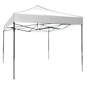 Pavilion pliabil eMazing, cadru metalic, dimensiune 2x2 m, alb