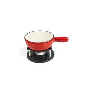 Set oala din fonta emailata Perfect Home, 1.8 litri, rosu