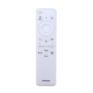 Telecomanda originala Smart TV SAMSUNG Eco smart control, Solar cell, The Frame, 2023, Alb, BN59-01439D