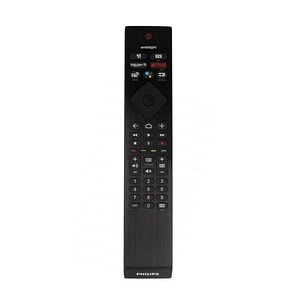 Telecomanda originala Smart TV PHILIPS YKF474-B001, Ambilight, Google Assistant, Negru, 996592003190