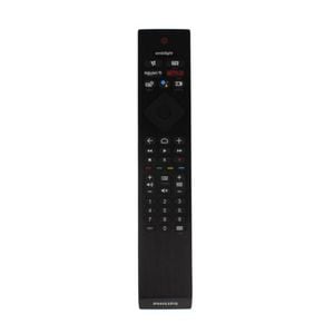 Telecomanda originala Smart TV PHILIPS 996592003190, Ambilight, Google Assistant, Negru, 398GM10B-EPH-N0019HT