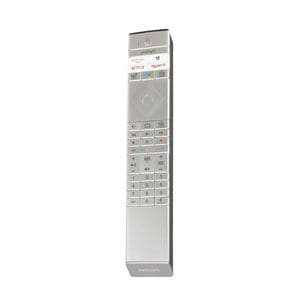 Telecomanda originala Smart TV PHILIPS SRC-4522, Ambilight, Argintiu, 398GM10SEPHN0010SY