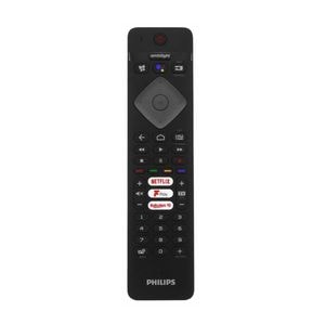 Telecomanda originala Smart TV PHILIPS YKF463-007, Ambilight, Google Assistant, Negru, 398GM10BEPHN0023HT