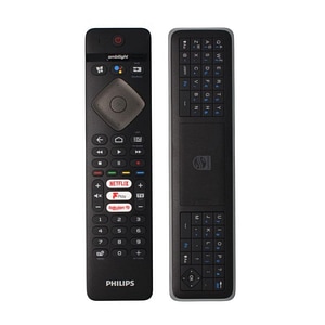 Telecomanda originala Smart TV PHILIPS 398GM10BEPHN0023HT, Google Assistant, Ambilight, Negru, 996592003937