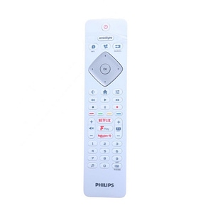 Telecomanda originala Smart TV PHILIPS BRC0884407/01, Ambilight, Alb, 398GR10WEPHN0000BC