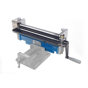 Masina de roluit tabla manuala HBM, cu prindere in menghina, 2.5 x 300 mm
