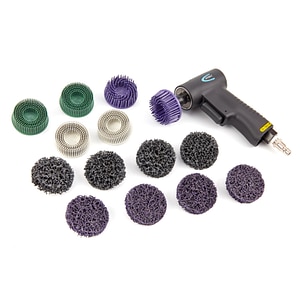 Set pistol slefuitor cu accesorii Hazet, 15000 rpm, 50mm