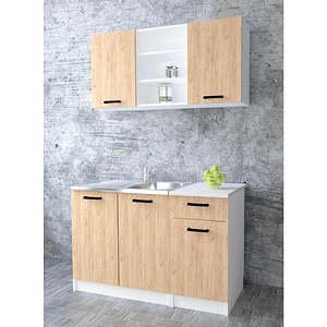 Set bucatarie Anna, PAL, 120 cm, Stejar craft