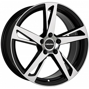 Janta aliaj Carmani 16 Anton black polish, 7.5J x 17", 5, PCD 120, ET37