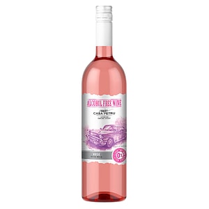 Vin rose demidulce fara alcool Cabernet-Sauvignon&Pinot Noir Casa Petru, 0.75 l