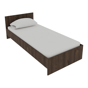 Pat haaus Remi, 200 x 90 cm, saltea spuma inclusa, Stejar Bronz