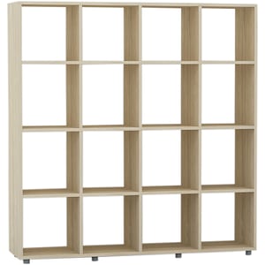Etajera de podea Ben 4x4, 119,5x30x122,5 cm, Stejar Sonoma