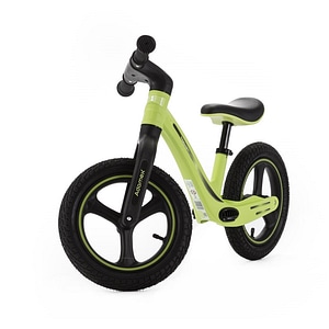 Bicicleta de echilibru fara pedale Adamex Rocket, cu roti de cauciuc, scaun reglabil, +3 ani, omologata EN71, roti 12 inch, Lime Green