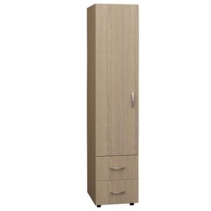 Dulap cu 1 usi Sani Carin 1, 40 x 50 x 185 cm, Stejar Sonoma
