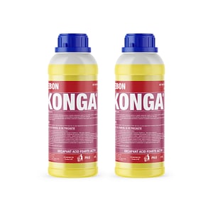 Set Detartrant Konga, Parfumat, Pentru depuneri de piatra, 1L, Uz profesional, Cu dilutie 1:10, 2 buc