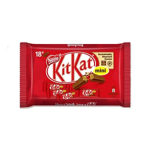 Pachet batoane ciocolata Kit Kat Mini, 18 bucati, 301 g