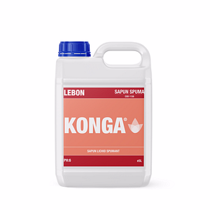 Sapun spuma Konga, Cu glicerina, 5L, Parfum Liliac, Testat Dermatologic