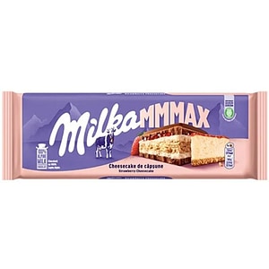 Ciocolata Milka Strawberry Cheesecake, 300 g