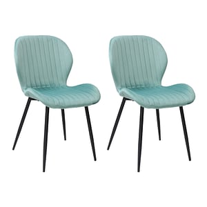 Set 2 Scaune Opal, Verde Fistic