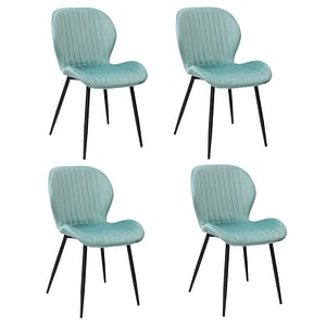 Set 4 Scaune Opal, Verde Fistic