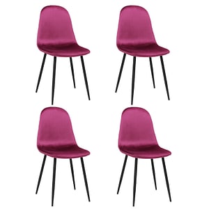 Set 4 Scaune Rya, Bordo