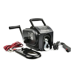 Troliu electric GEKO, portabil, 12V, 2000lb, 907kg