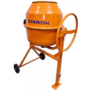 Betoniera STARMIX CMH200L, volum cuva 200 litri, putere motor 900W, bobinaj motor cupru, alimentare 230V, cod 84070