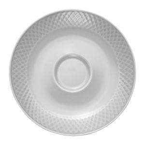 Farfurioara suport ceasca AMBITION Sonia, 15.5cm, portelan, gri