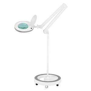 Lampa cu lupa Elegante, 60 diode LED, trepied