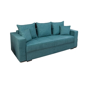 Canapea Extensibila Claudia Bonell Mini Nice Velvet 19, 230 x 100 x 85 cm, cyan