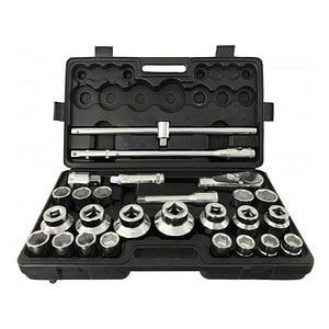 Trusa chei tubulare cu clichet Verke, 3/4", 21-50 mm, 26 piese