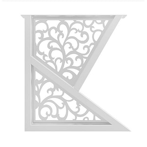 Picioare metalice masa, set metal, 2 bucati, mobilier dining, 65x8x72 cm, alb